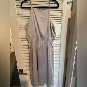 Ann Taylor Gray Sleeveless Dress XL Petite